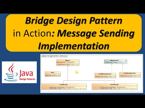 Bridge Design Pattern in Action: Message Sending Implementation