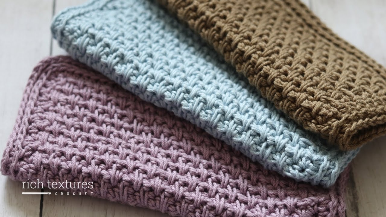 Linen Love Dishcloth Crochet Pattern