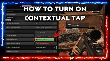 How to turn on CONTEXTUAL TAP on Warzone 2.0!