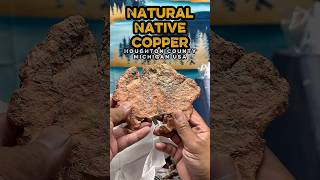 Holy Moly this native copper blows my mind 🤯 #Copper #Native #wanderlust #Minerals #Explore