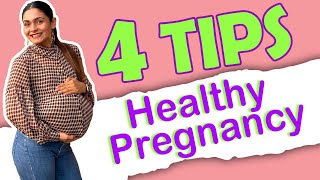 4 Tips for Pregnant Women || Workout & Diet