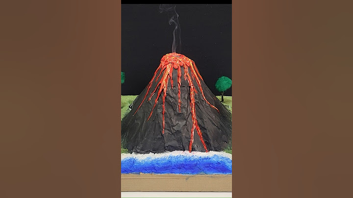 Volcano working model for school project | Science project for school #volcano  #scienceproject