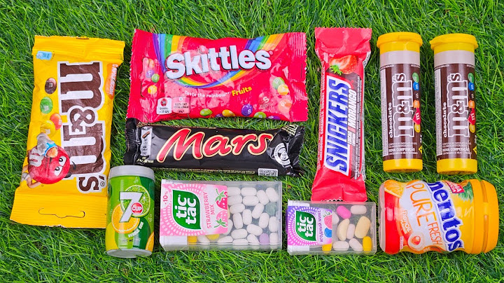 M&M's Skittles Twix Chupa Chups Mentos tic tac Watermelon jelly eggs kinder ASMR satisfying video