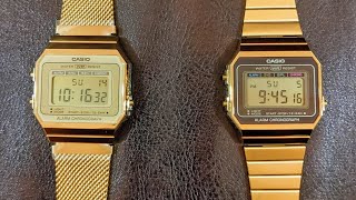 CASIO Vintage A700WMG-9ADF(D171. & CASIO Vintage D198 Unboxing in INDIA🇮🇳.Slim vintage watches. by Time With Tech Co. 36,906 views 2 years ago 6 minutes, 1 second