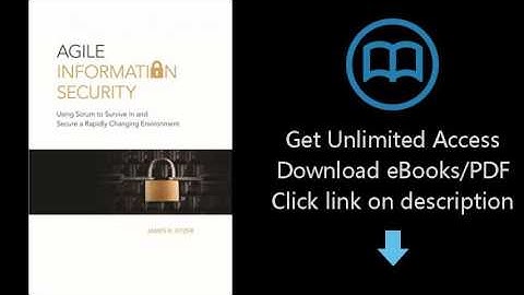 Download Agile Information Security: Using Scrum to Survive in and Secure a Rapidly Changing Env PDF