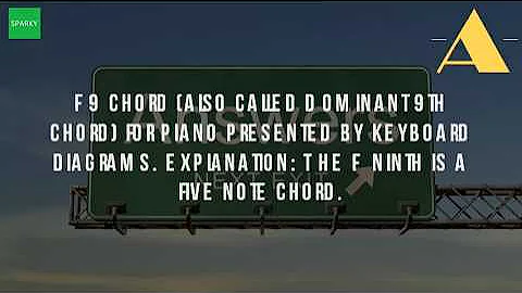 What Is A F9 Chord On Piano?