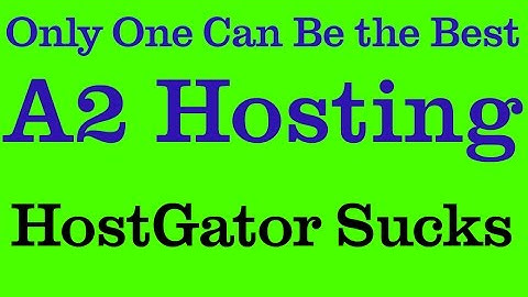 HostGator Sucks  | A2 Hosting |  Best Web Hosting Service - Saskatoon, Saskatchewan