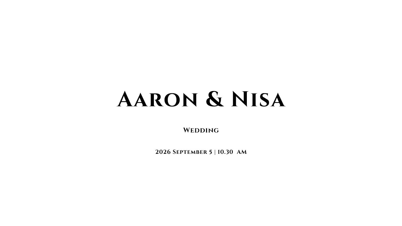 Aaron & Nisa | Live-Streaming