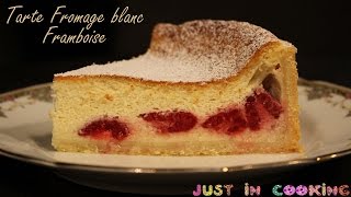 Recette De Tarte Au Fromage Blanc Et A La Framboise Youtube