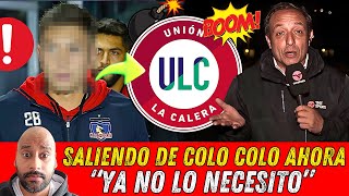 🔴🚨ÚLTIMA HORA EN COLO COLO🚨🔴LO ACABAN DE CONFIRMAR | NO LO PUEDO CREER | NOTICIAS COLO COLO HOY