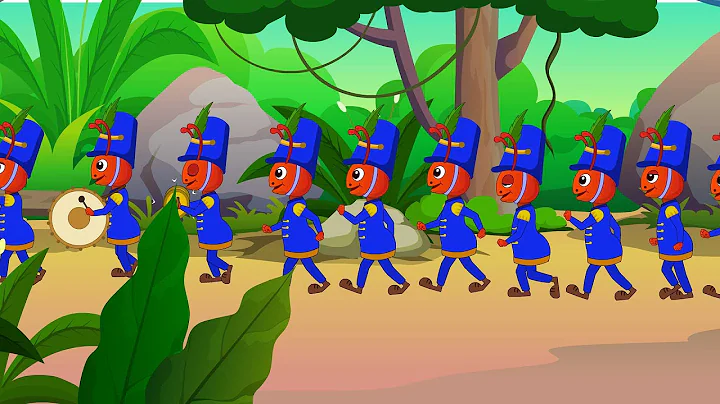 The Ants Go Marching  Nursery Rhyme with Lyrics