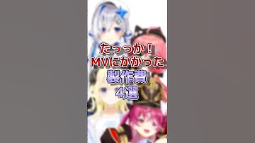 【ホロライブ】ホロメンがMVにかかった制作費#vtuber #ホロライブ#切り抜き