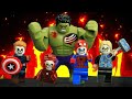 Spider-man Flees From The Zombie Invasion | Lego Stop Motion