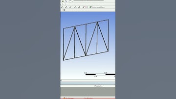 Design And Analysis of Truss || @solidworks || @ansysinc || @dassaultsystemes