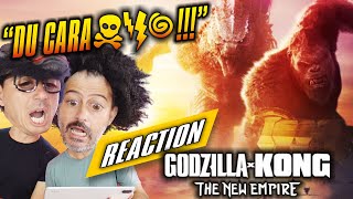 REAÇÃO ao  Trailer 2 de Godzilla e Kong O Novo Império que PARECE ESTAR ANIMAL! #reaction