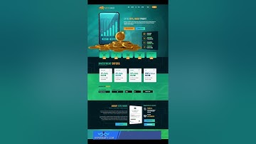 GC HYIP Template 801 Mobile View