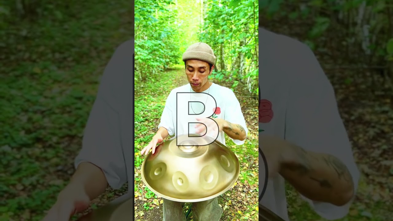 『どっちのハンドパンが癒し感じる？』　#マジで叩けるようになる #shorts #REOMATSUMOTO #HandPan #ハンドパン #手碟 #癒しの楽器