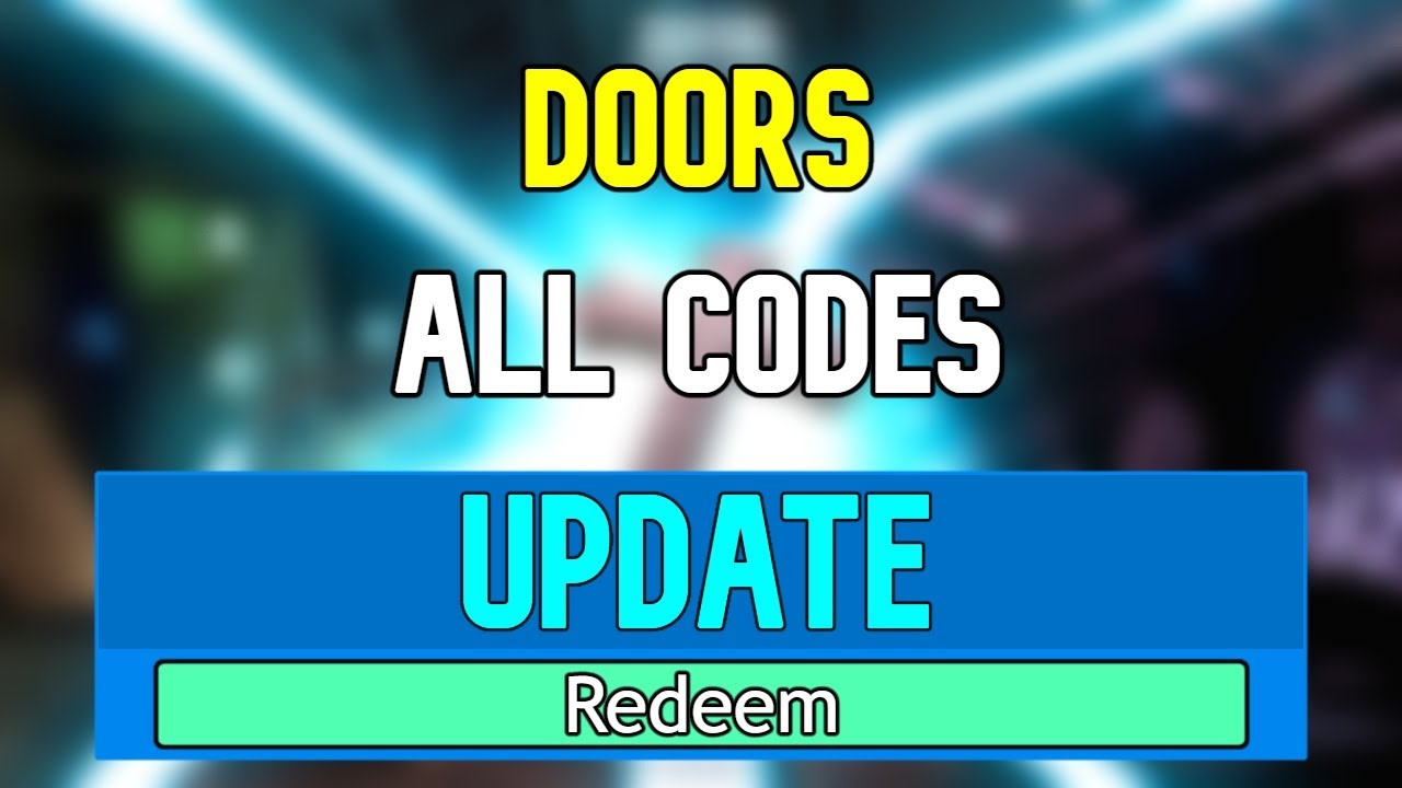 New Doors Codes Roblox Doors Codes YouTube