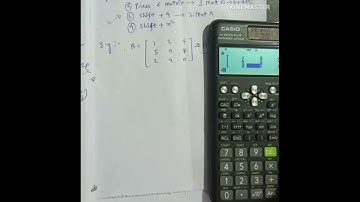 Cube of Matrix || matrix multiplication in calculator fx-991es