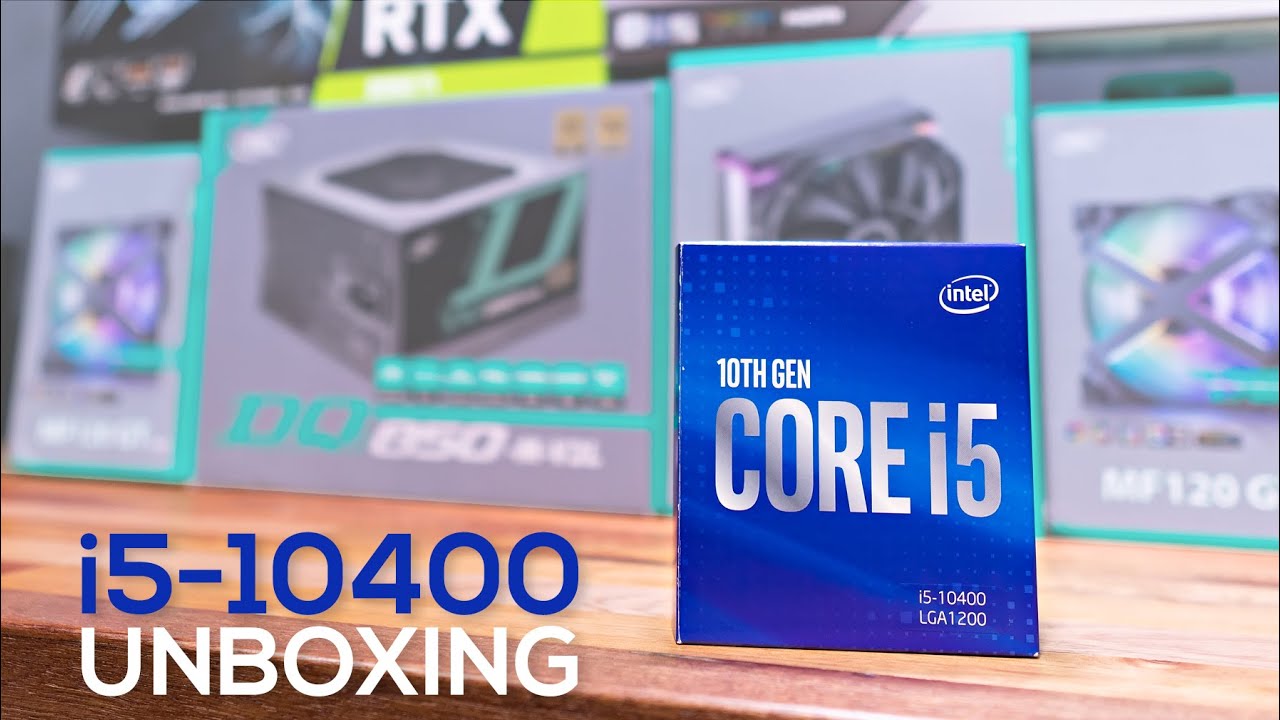 Updated PC Build + 10th Gen Intel Core i5-10400 Unboxing!