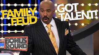 STEVE HARVEY LOVES These CONTESTANTS! Hidden Talents On Family Feud USA