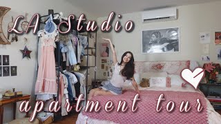 my LA studio apartment tour (\& altar tour!)