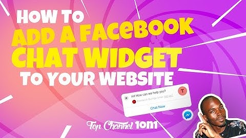 how to add a facebook messenger chat widget to your wordpress website