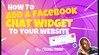 how to add a facebook messenger chat widget to your wordpress website