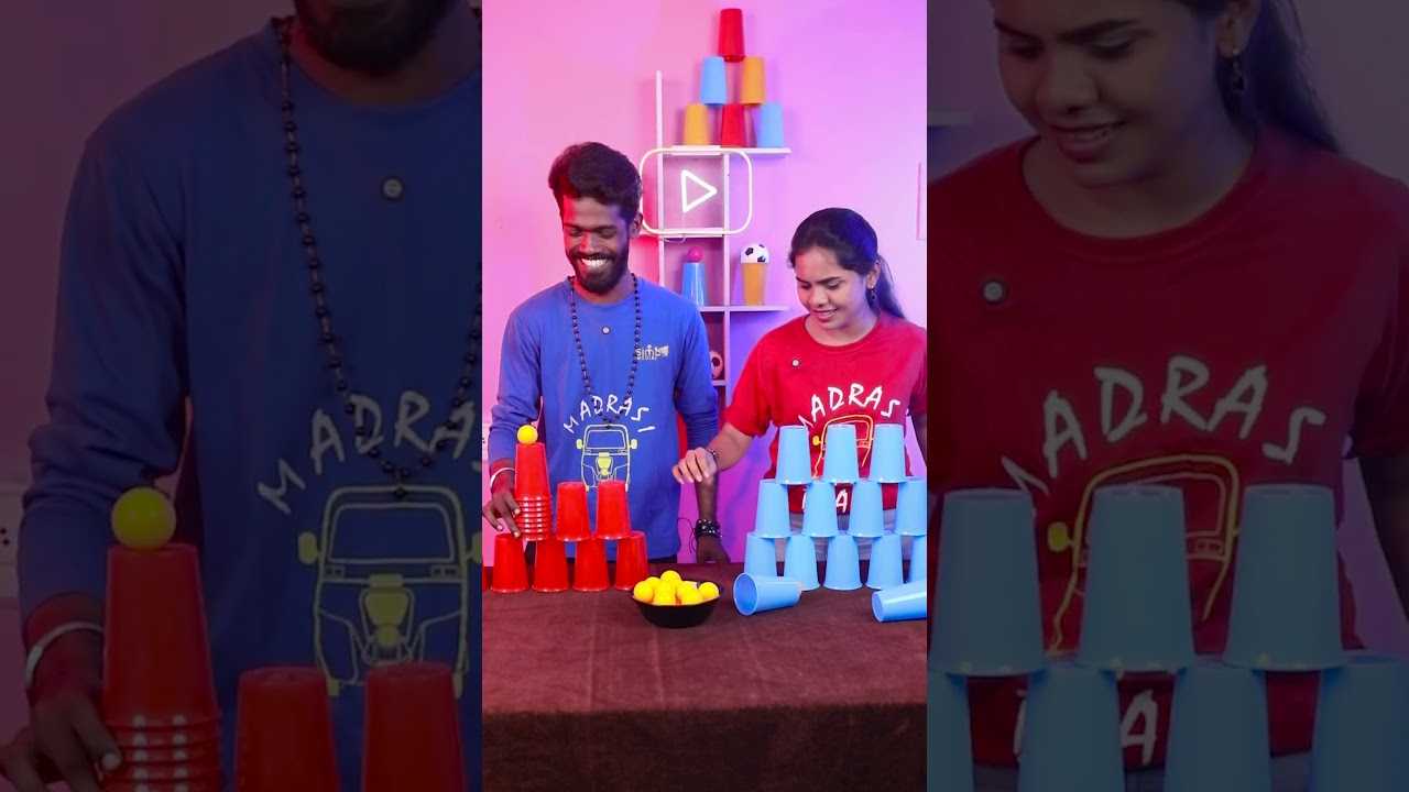 Ball Balancing game 🎯|  Guess Winner Of the Day  ?🎈🔥 | Madrasi 