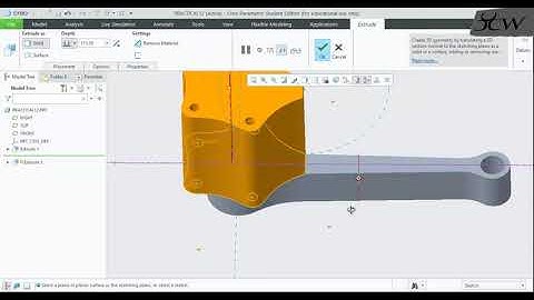 Creo Parametric : Connecting Rod Advanced 3D Modeling