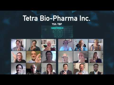 TMX Group congratulates Tetra Bio-Pharma (TSX:TBP) for graduating from TSX Venture to TSX Exchange