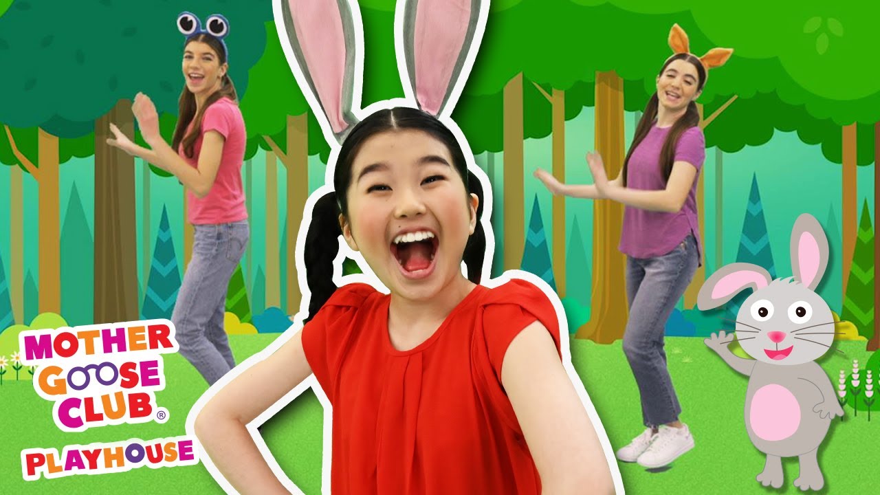 The bunny hop mother goose club playhouse songs nursery rhymes