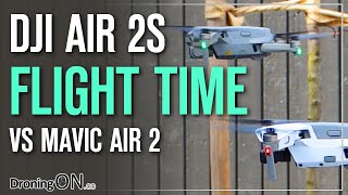 Celebrity DJI AIR 2S vs DJI Mavic Air 2 FLIGHT TIME Profile
