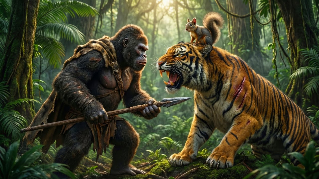 The Most Dangerous Jungle Face-Off  | Gorilla vs Tiger | Power, Instinct & Survival