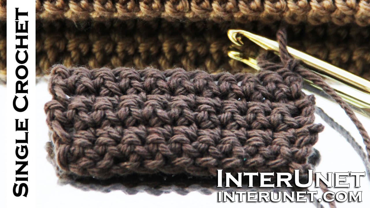 How to crochet - basics for beginners - single crochet stitch