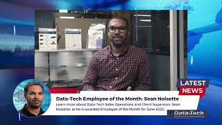 June 2023 Employee of the Month: Sean Noisette by Data-Tech 25 views 10 months ago 1 minute, 59 seconds