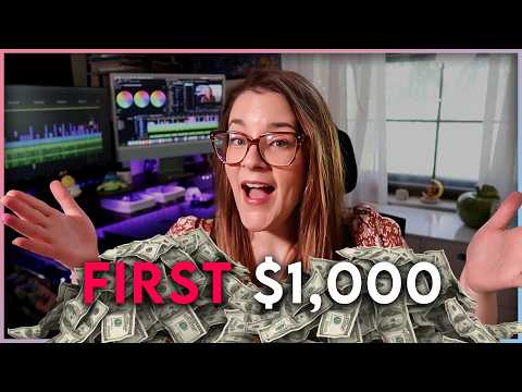 You're Earning $1,000 As A Freelance Video Editor One Way Or Another!