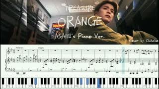 TREASURE (트레저/トレジャー) - 'ORANGE' ASAHI's Weverse Live Ver. Piano Cover 🎼🍊 [Sheet Music/楽譜]