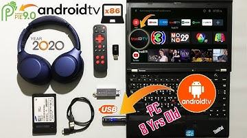 Super!! Android TV x86 v9.0 Pie via USB on PC in Year 2020 It Works  New Apps  TrueID TV , JOOX TV