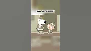 How to get kick out of the army! #familyguy #briangriffin #stewiegriffin #cuts #funnyvideo #trending
