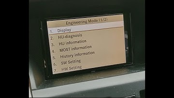 Engineering Secret Menu Mercedes NTG4 NTG 4.0 (2011 Mercedes GLK 350 - X204)