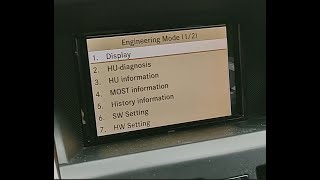 Engineering Secret Menu Mercedes NTG4 NTG 4.0 (2011 Mercedes GLK 350 - X204) screenshot 1