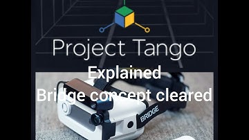 Google project Tango explained and Bridge Headset theory cleared.