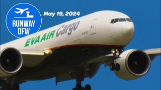 🔴 LIVE DFW Airport plane spotting ✈️ May 19, 2024 @ 9 am CT