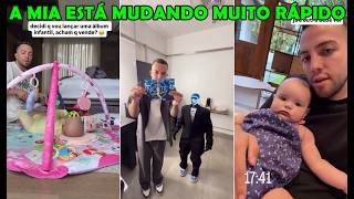 Lucas Rangel cantando pra Mia + Levando o humanoide no SBT + O cachorro robô foi com Deus