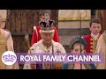 God save the king plays for the first time as charles wears imperial state crown