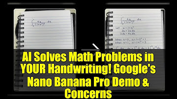 AI Solves Math Problems in YOUR Handwriting! Google