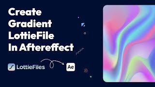 How to create Mesh gradient Lottie json file in after effect | Fill animation | grainy pixel