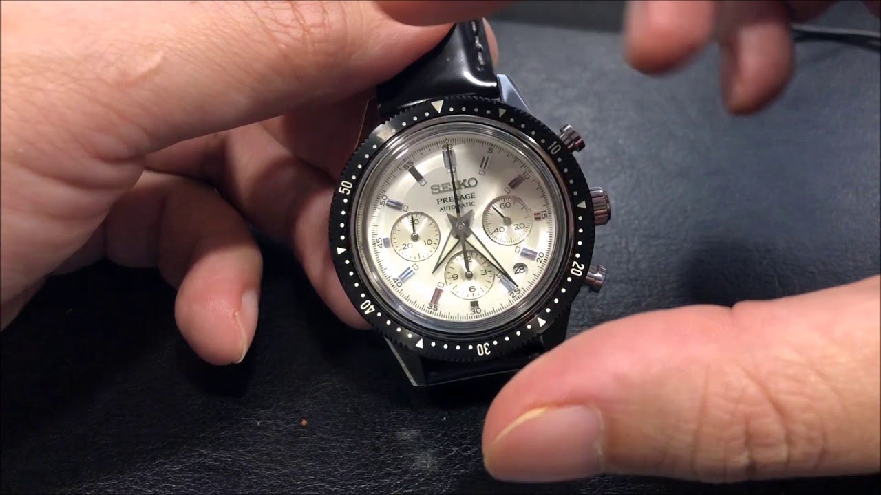 Short Review on the Seiko Presage Chronograph 55th Anniversary Limited  Edition SRQ031J1 by Watch Hob - YouTube