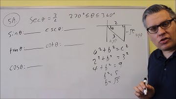 MATH 127 Trigonometry Sample Test 1 #5A